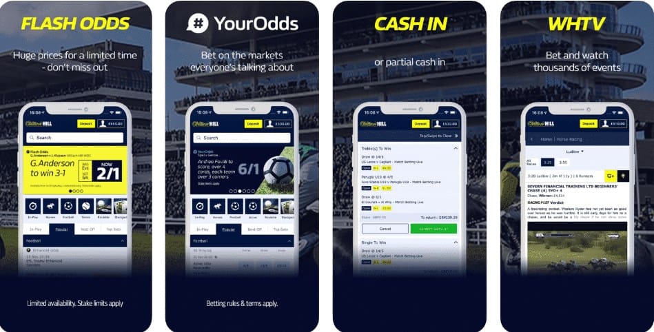 William Hill Sportsbook Betting