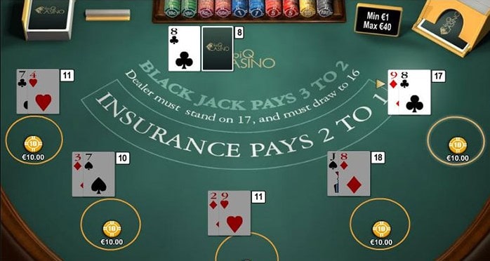 Blackjack at Illinois Online Casino